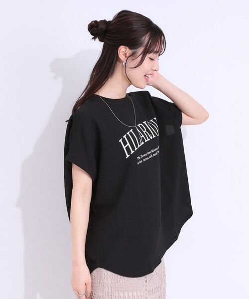 SHOO・LA・RUE / シューラルー カットソー | 【洗える】ぽこぽこフレンチスリーブTシャツ | 詳細6