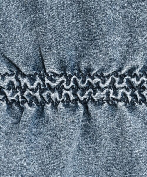 SHOO・LA・RUE / シューラルー カットソー | 【前後2WAY/セットアップ可】ライトオンスデニム ペプラムリボントップス | 詳細14