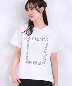 SHOO・LA・RUE / シューラルー Tシャツ | 【洗える/S-LL】選べる3柄 ベーシックプリントTシャツ