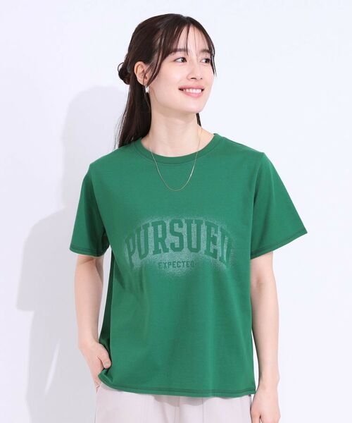 SHOO・LA・RUE / シューラルー Tシャツ | 【洗える/S-LL】選べる3柄 ベーシックプリントTシャツ | 詳細1