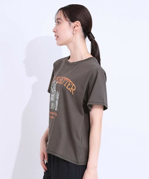 SHOO・LA・RUE / シューラルー Tシャツ | 【洗える/S-LL】選べる3柄 ベーシックプリントTシャツ | 詳細14