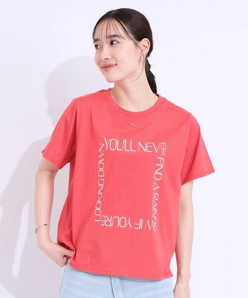 SHOO・LA・RUE / シューラルー Tシャツ | 【洗える/S-LL】選べる3柄 ベーシックプリントTシャツ | 詳細21