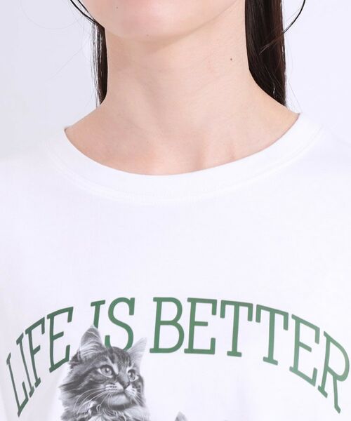 SHOO・LA・RUE / シューラルー Tシャツ | 【洗える/S-LL】選べる3柄 ベーシックプリントTシャツ | 詳細28