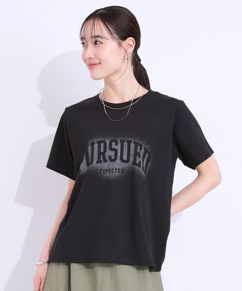 SHOO・LA・RUE / シューラルー Tシャツ | 【洗える/S-LL】選べる3柄 ベーシックプリントTシャツ | 詳細5