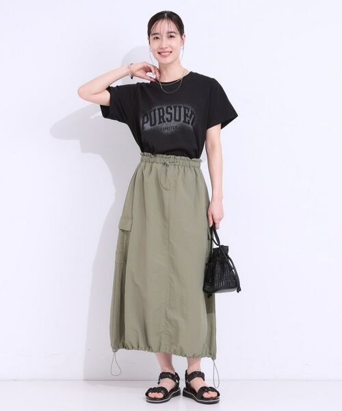 SHOO・LA・RUE / シューラルー Tシャツ | 【洗える/S-LL】選べる3柄 ベーシックプリントTシャツ | 詳細8