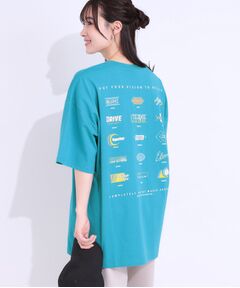 SHOO・LA・RUE / シューラルー Tシャツ | 【洗える】ゆるシルエットが抜け感を演出 プリントBIG Tシャツ
