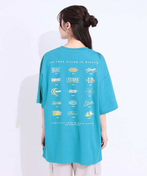 SHOO・LA・RUE / シューラルー Tシャツ | 【洗える】ゆるシルエットが抜け感を演出 プリントBIG Tシャツ | 詳細14