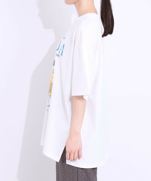 SHOO・LA・RUE / シューラルー Tシャツ | 【洗える】ゆるシルエットが抜け感を演出 プリントBIG Tシャツ | 詳細18