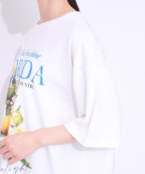 SHOO・LA・RUE / シューラルー Tシャツ | 【洗える】ゆるシルエットが抜け感を演出 プリントBIG Tシャツ | 詳細21