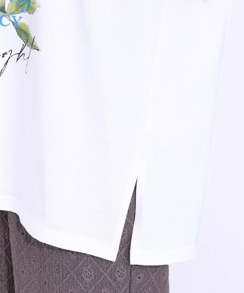 SHOO・LA・RUE / シューラルー Tシャツ | 【洗える】ゆるシルエットが抜け感を演出 プリントBIG Tシャツ | 詳細22