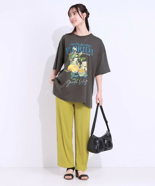 SHOO・LA・RUE / シューラルー Tシャツ | 【洗える】ゆるシルエットが抜け感を演出 プリントBIG Tシャツ | 詳細7