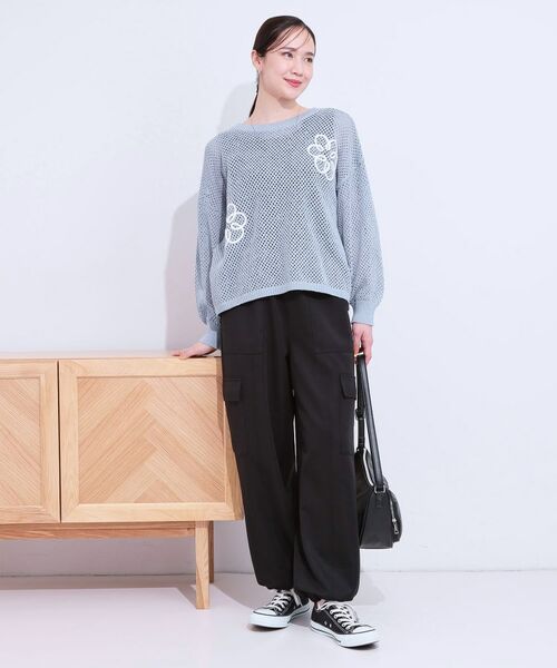 SHOO・LA・RUE / シューラルー カーディガン・ボレロ | 柄コード刺繍アソート メッシュ2WAYカーデ | 詳細20