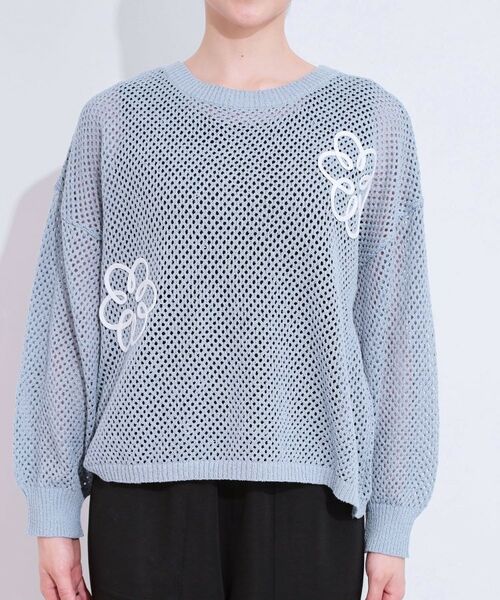 SHOO・LA・RUE / シューラルー カーディガン・ボレロ | 柄コード刺繍アソート メッシュ2WAYカーデ | 詳細28