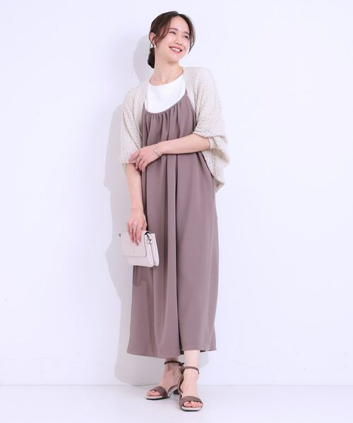 SHOO・LA・RUE / シューラルー カーディガン・ボレロ | リネンライク 透かし編みボレロカーディガン | 詳細11