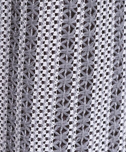 SHOO・LA・RUE / シューラルー ベスト | 【S-LL】羽織るだけでサマ見え バイカラーレースジレ | 詳細13