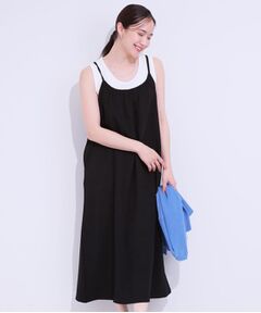 SHOO・LA・RUE / シューラルー ロング・マキシ丈ワンピース | ぽこぽこギャザーキャミワンピース