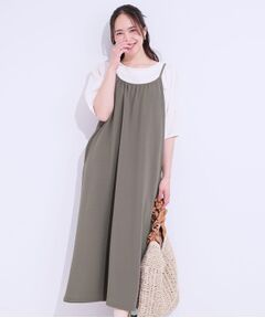 SHOO・LA・RUE / シューラルー ロング・マキシ丈ワンピース | ぽこぽこギャザーキャミワンピース