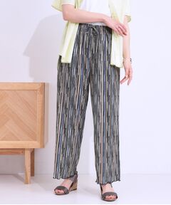 SHOO・LA・RUE / シューラルー パンツ | 【洗える/ひんやり/S-LL】柄イージーパンツ