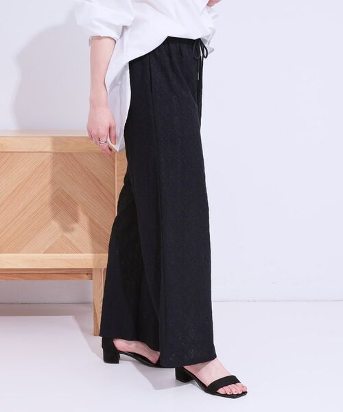 SHOO・LA・RUE / シューラルー パンツ | 幾何学レース調 イージーパンツ | 詳細10