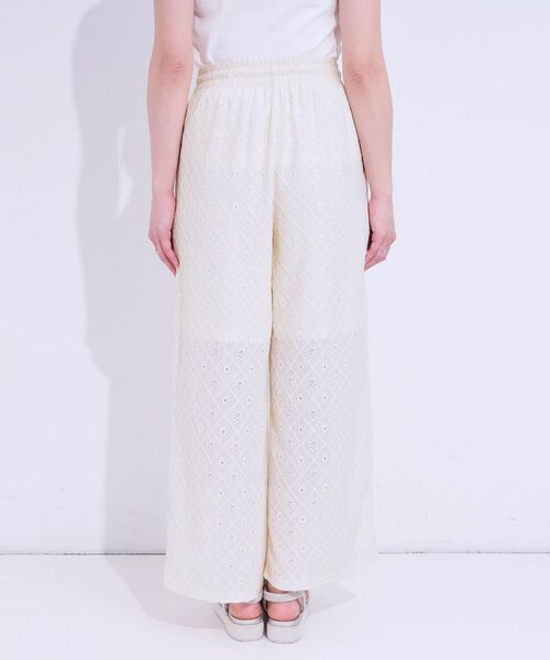 SHOO・LA・RUE / シューラルー パンツ | 幾何学レース調 イージーパンツ | 詳細15
