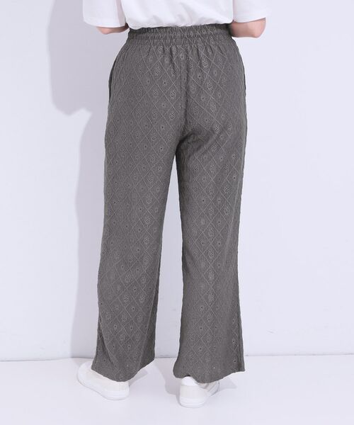 SHOO・LA・RUE / シューラルー パンツ | 幾何学レース調 イージーパンツ | 詳細5