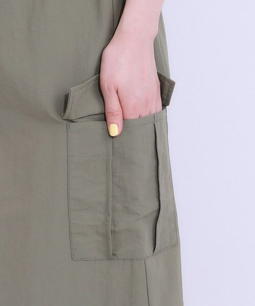 SHOO・LA・RUE / シューラルー ロング・マキシ丈スカート | 【2WAY/S-LL】バルーンシルエットにもなる ナイロンカーゴスカート | 詳細24