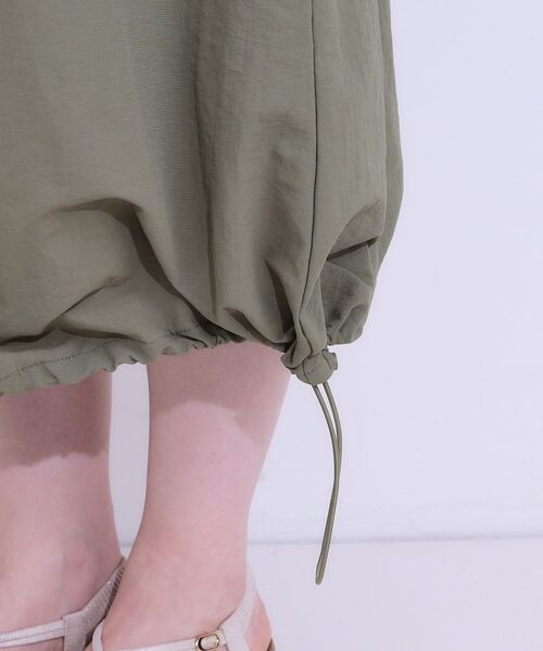 SHOO・LA・RUE / シューラルー ロング・マキシ丈スカート | 【2WAY/S-LL】バルーンシルエットにもなる ナイロンカーゴスカート | 詳細26