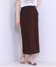 SHOO・LA・RUE / シューラルー ロング・マキシ丈スカート | 【S-LL】ウエストゴムで楽ちん カットリブナロースカート