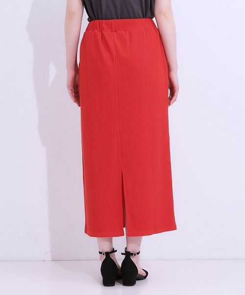SHOO・LA・RUE / シューラルー ロング・マキシ丈スカート | 【S-LL】ウエストゴムで楽ちん カットリブナロースカート | 詳細19