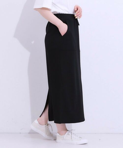 SHOO・LA・RUE / シューラルー ロング・マキシ丈スカート | 【S-LL】ウエストゴムで楽ちん カットリブナロースカート | 詳細2