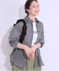 SHOO・LA・RUE / シューラルー シャツ・ブラウス | 大人の抜け感コーデに シアーストライプ BIGシャツ