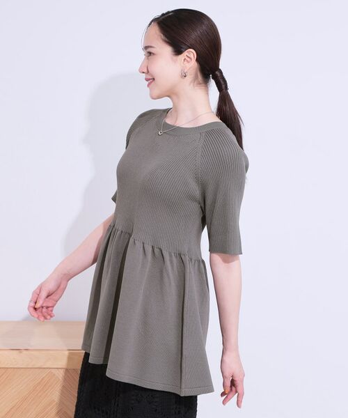 SHOO・LA・RUE / シューラルー ニット・セーター | ペプラムニットトップス | 詳細1