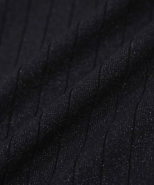 SHOO・LA・RUE / シューラルー ニット・セーター | 【二の腕カバー】さりげないラメが上品見え リブドルマンニット | 詳細12