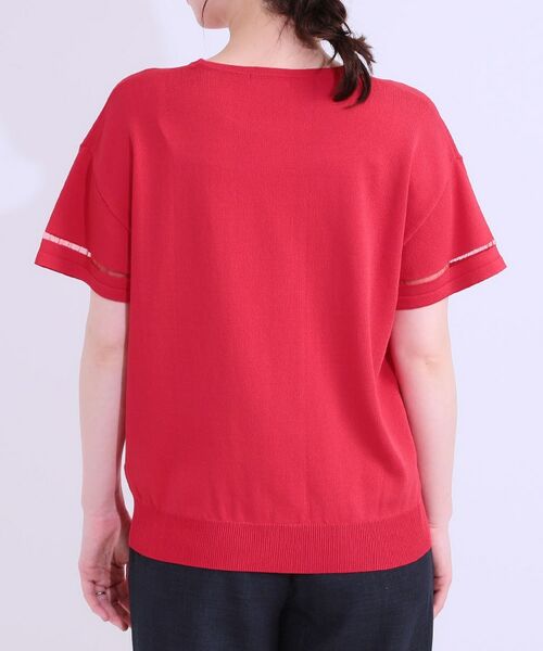 SHOO・LA・RUE / シューラルー ニット・セーター | 【S-LL/洗える/UV】お袖シアーでヘルシーに フレアスリーブサマーニット | 詳細26