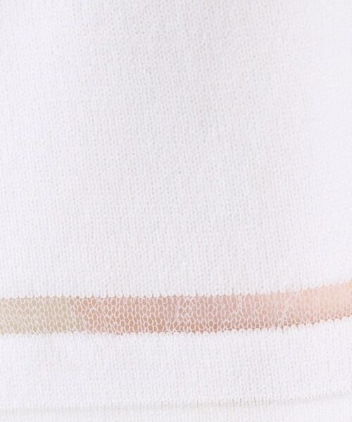 SHOO・LA・RUE / シューラルー ニット・セーター | 【S-LL/洗える/UV】お袖シアーでヘルシーに フレアスリーブサマーニット | 詳細4