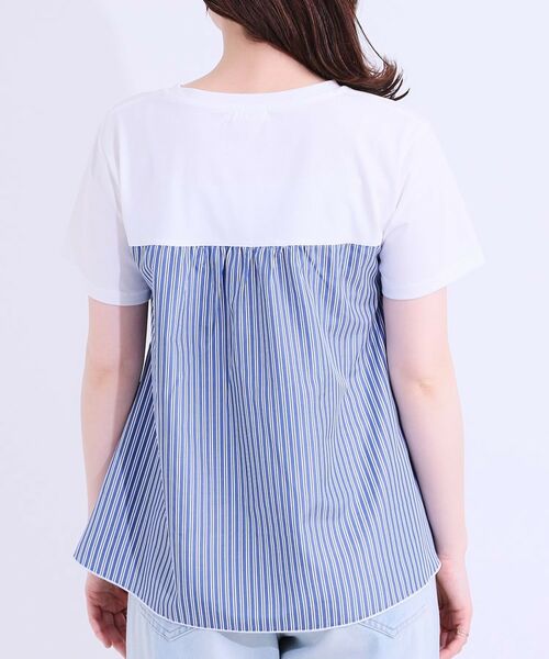 SHOO・LA・RUE / シューラルー カットソー | 【洗える/S-LL】大人に似合う ビスチェ風ドッキングトップス | 詳細19