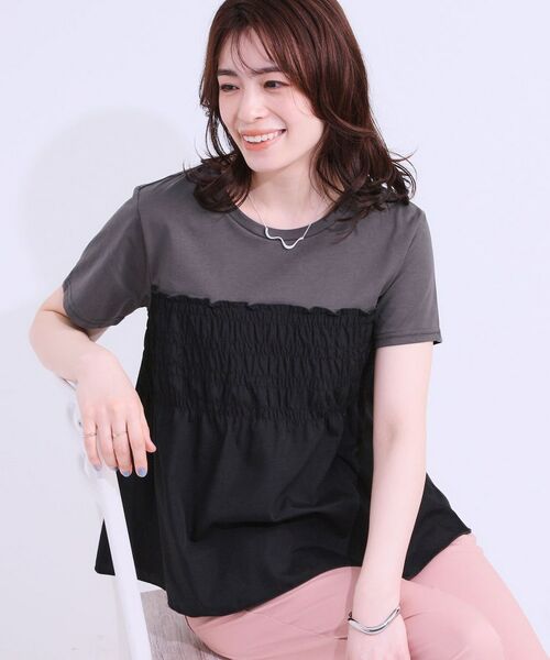 MURRAL ビスチェ風カットソー MURRAL ビスチェ風カットソー Tops - トップス
