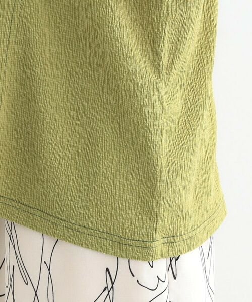 SHOO・LA・RUE / シューラルー カットソー | 【洗える/S-LL/UV】 配色ステッチがアクセント 大人のデザイントップス | 詳細19