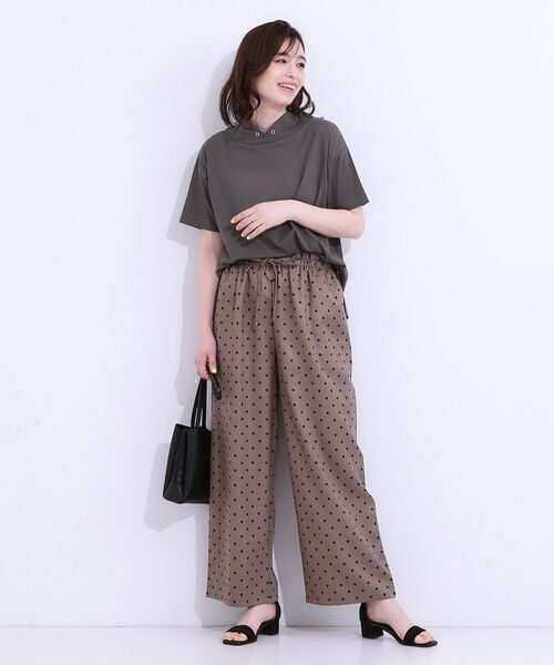 SHOO・LA・RUE / シューラルー カットソー | 【高レビュー/ひんやり/UV】アウトスタイルもサマになる さらさら抜け襟Tシャツ | 詳細3