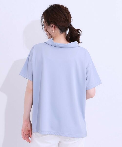 SHOO・LA・RUE / シューラルー カットソー | 【高レビュー/ひんやり/UV】アウトスタイルもサマになる さらさら抜け襟Tシャツ | 詳細6