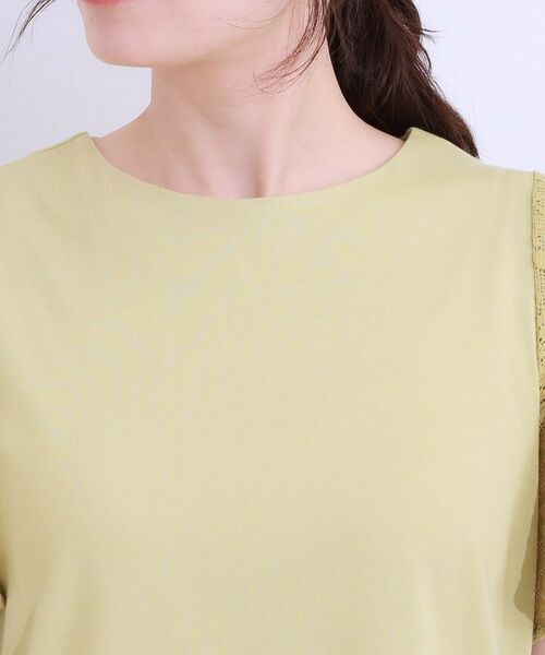 SHOO・LA・RUE / シューラルー カットソー | 【S-LL】大人の上品コーデに お袖レース切り替えトップス | 詳細16