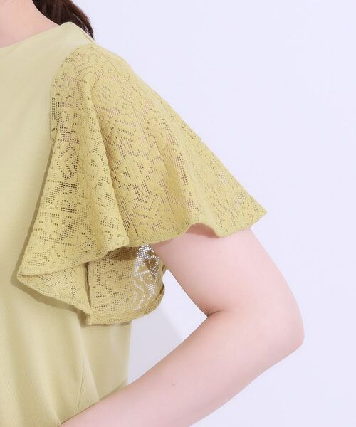 SHOO・LA・RUE / シューラルー カットソー | 【S-LL】大人の上品コーデに お袖レース切り替えトップス | 詳細18