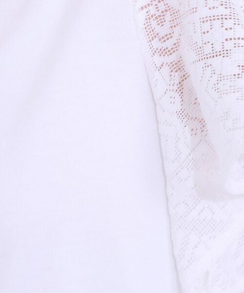 SHOO・LA・RUE / シューラルー カットソー | 【S-LL】大人の上品コーデに お袖レース切り替えトップス | 詳細4