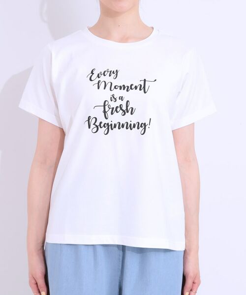 SHOO・LA・RUE / シューラルー その他トップス | 【S-LL/2点セット】大人カジュアルに レースビスチェ+プリントTシャツ | 詳細26