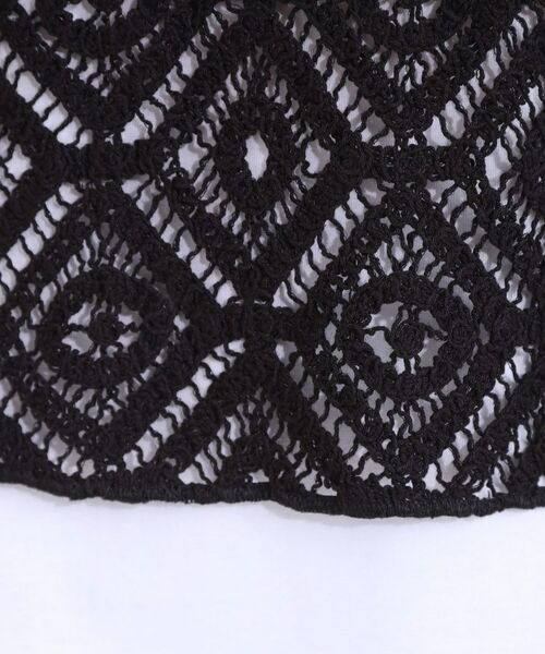 SHOO・LA・RUE / シューラルー その他トップス | 【S-LL/2点セット】大人カジュアルに レースビスチェ+プリントTシャツ | 詳細4