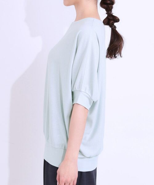 SHOO・LA・RUE / シューラルー カットソー | 【ひんやり/UV】ほんのりラメで大人上品 お袖リブ ドルマントップス | 詳細26