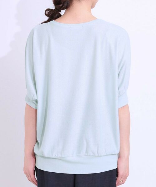 SHOO・LA・RUE / シューラルー カットソー | 【ひんやり/UV】ほんのりラメで大人上品 お袖リブ ドルマントップス | 詳細27