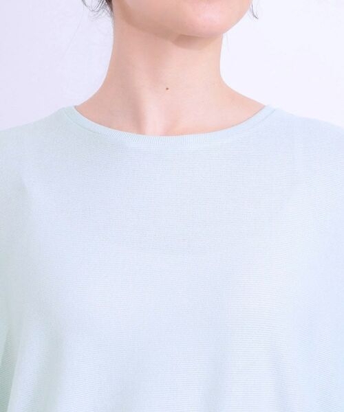 SHOO・LA・RUE / シューラルー カットソー | 【ひんやり/UV】ほんのりラメで大人上品 お袖リブ ドルマントップス | 詳細28