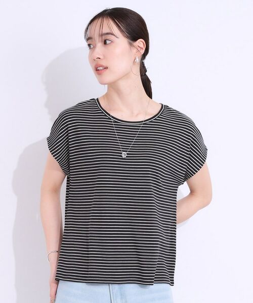 SHOO・LA・RUE / シューラルー カットソー | 【S-LL/2点セット】程よい甘さをプラス Tシャツ+チュールトップス | 詳細16