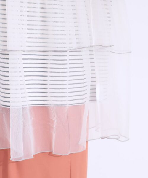 SHOO・LA・RUE / シューラルー カットソー | 【S-LL/2点セット】程よい甘さをプラス Tシャツ+チュールトップス | 詳細27